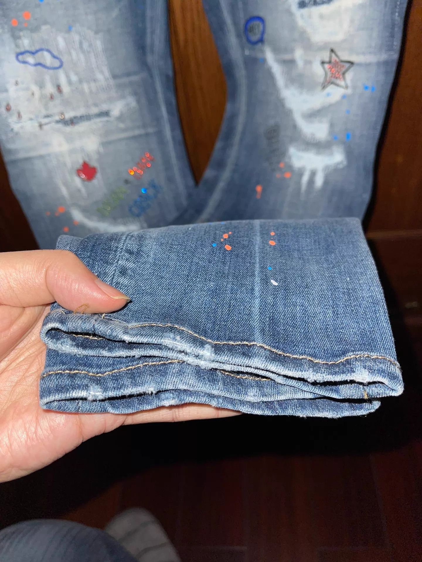 Dsquared2 Dsquared2 D2 Washed Embellished Skater Jeans 44 IT Size US 28 / EU 44 - 7 Thumbnail