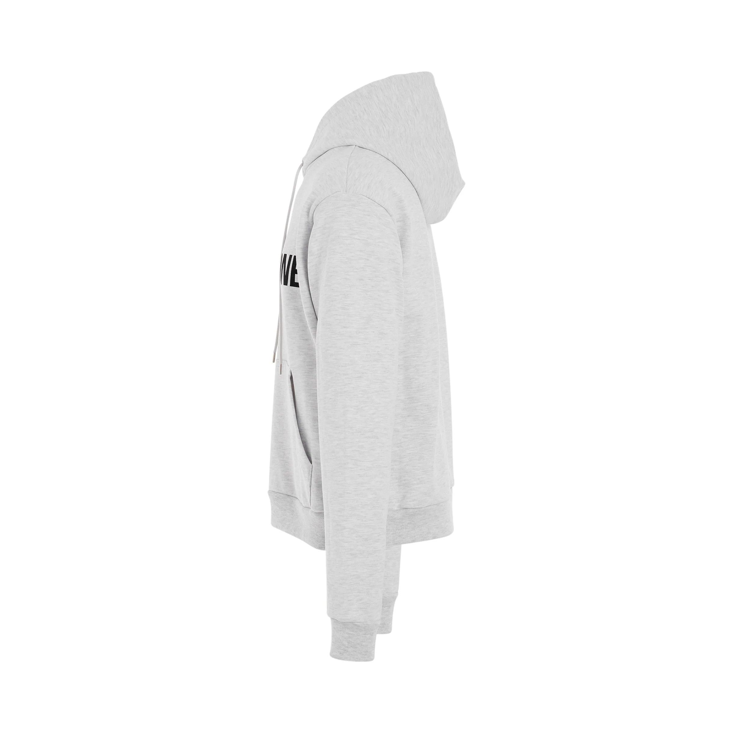 WE11DONE o1mris0824 Fitted Hoodie in Grey Size US L / EU 52-54 / 3 - 3 Thumbnail