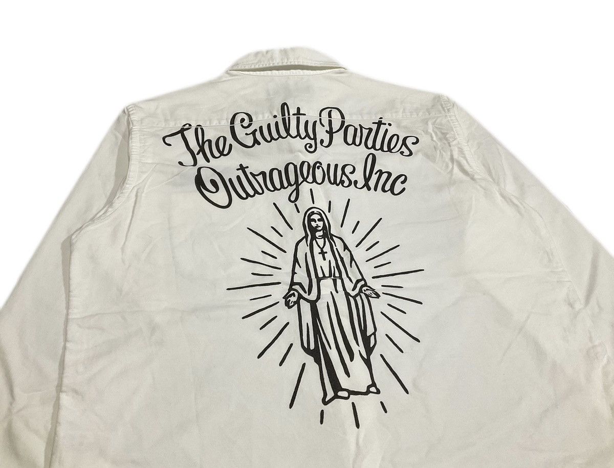 Wacko Maria 🔥Archived Aw14 Wacko Maria Shirt Virgin Mary Embroidered Size US M / EU 48-50 / 2 - 2 Thumbnail