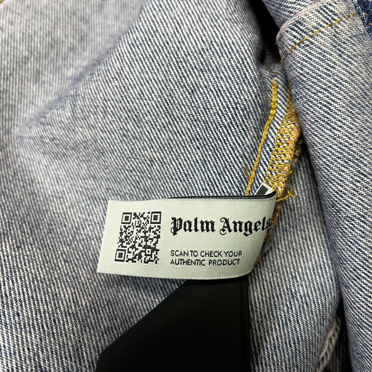 Palm Angels Palm Angels Vintage Denim Jacket With Bandana Motif Size US S / EU 44-46 / 1 - 23 Thumbnail