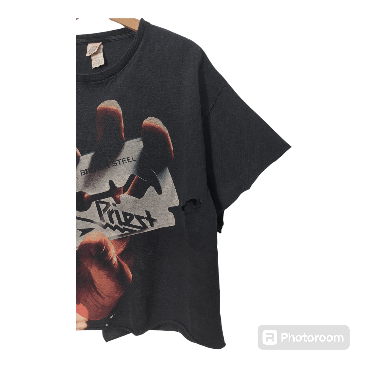 Band Tees × Delta × Judas Priest JUDAS PRIEST 2009 CUSTOM DISTRESSED CROP TOP Size US XL / EU 56 / 4 - 4 Thumbnail