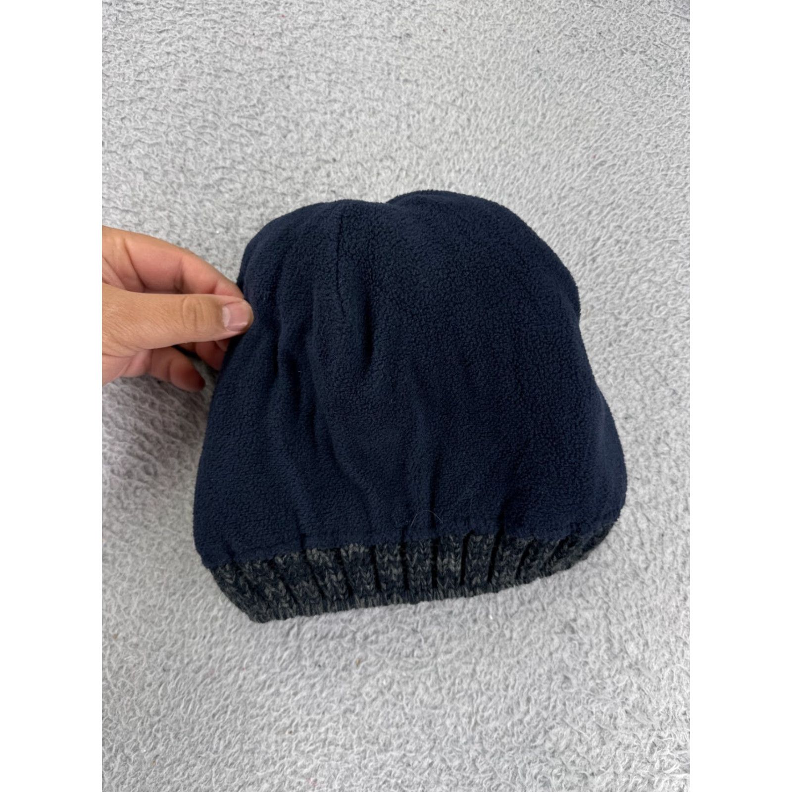 Vintage Goodfellow Beanie Toque Adult One Size Gray Orange Classic Design Pom Lined Hat Mens/Unisex Size ONE SIZE - 4 Thumbnail
