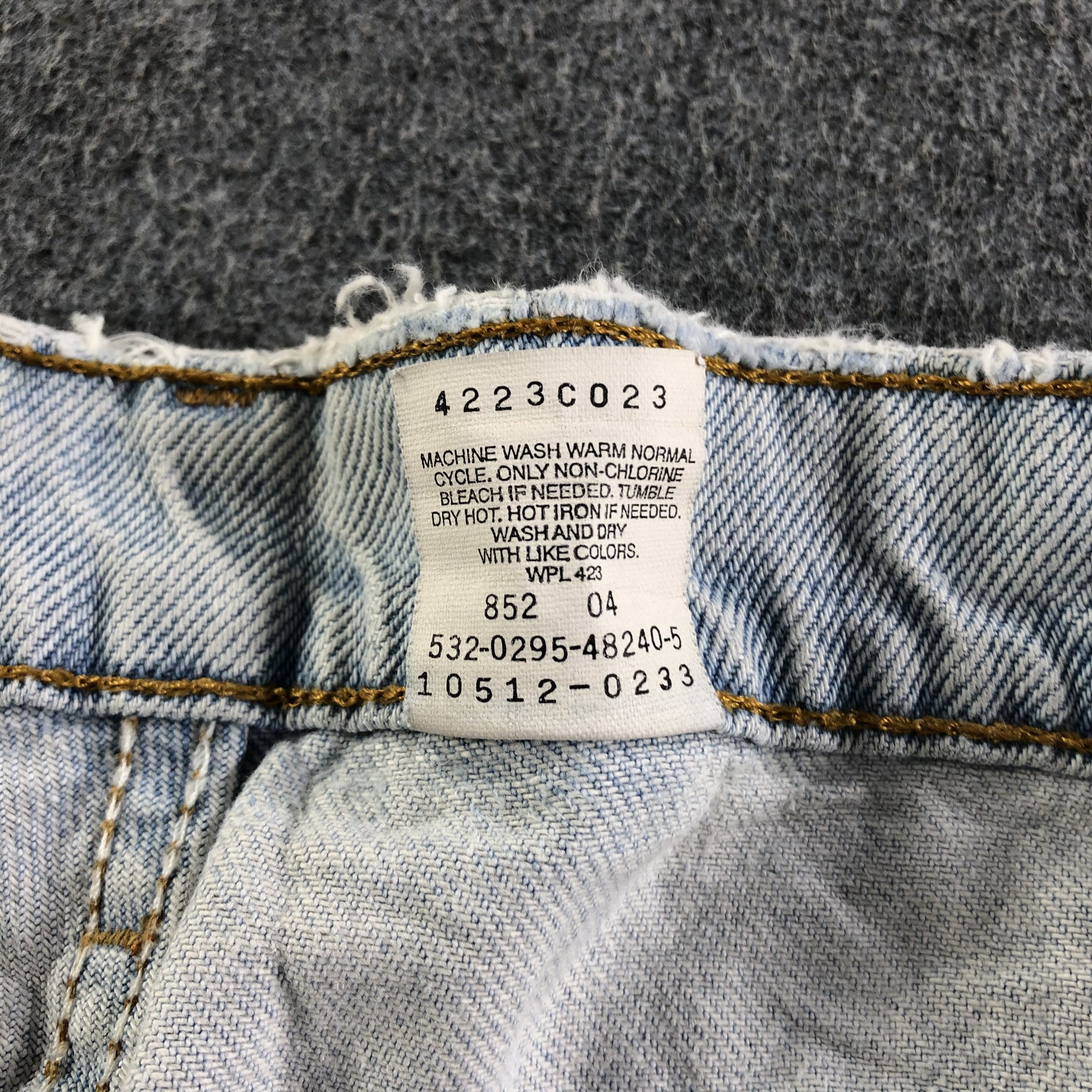 Levi's 90s Vintage Light Wash Levis 512 Jeans-J3315 Size US 29 - 14 Thumbnail