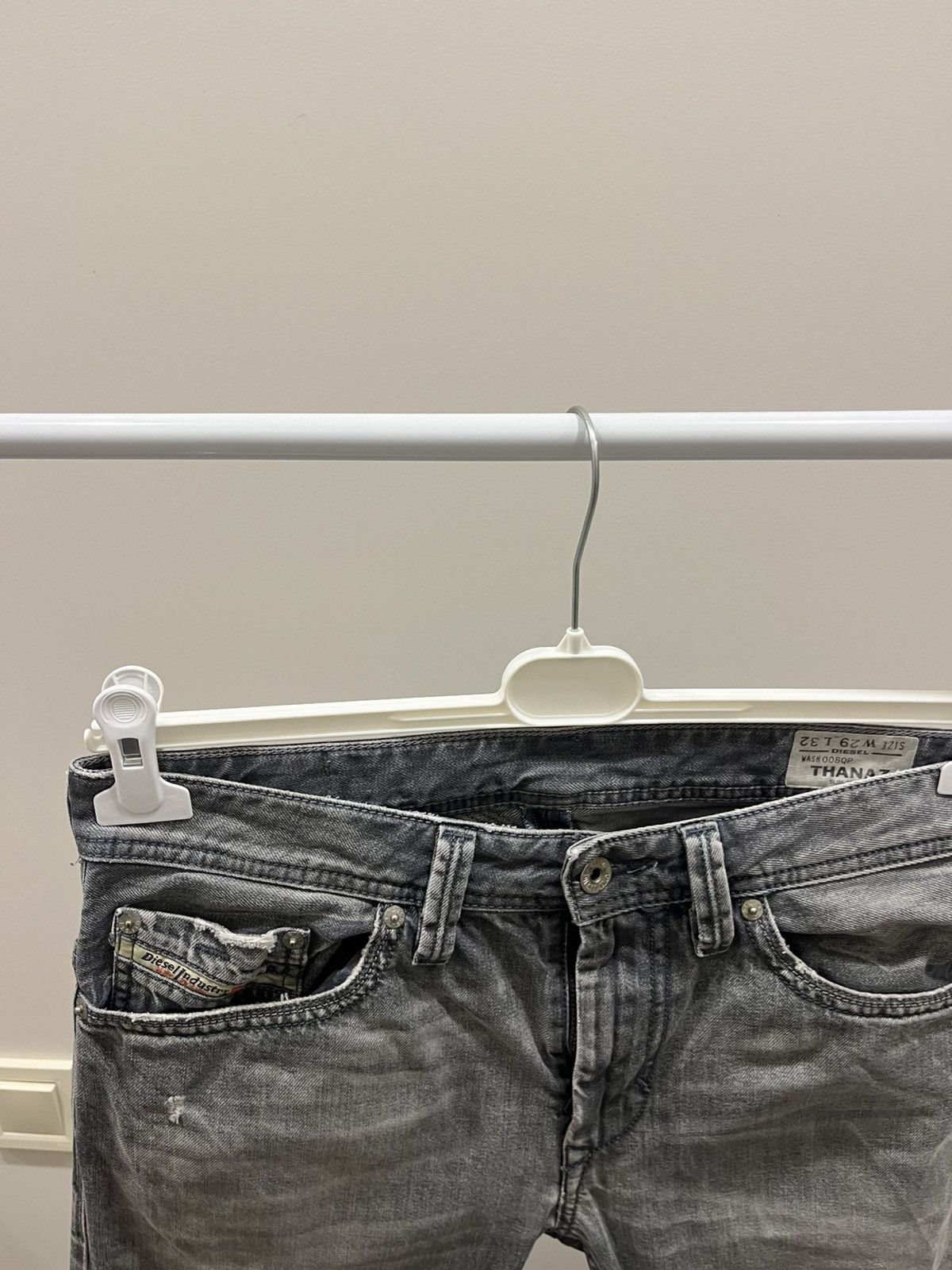 Diesel Vintage Diesel Y2K Dirty New Age Distressed Denim Size US 29 - 4 Thumbnail