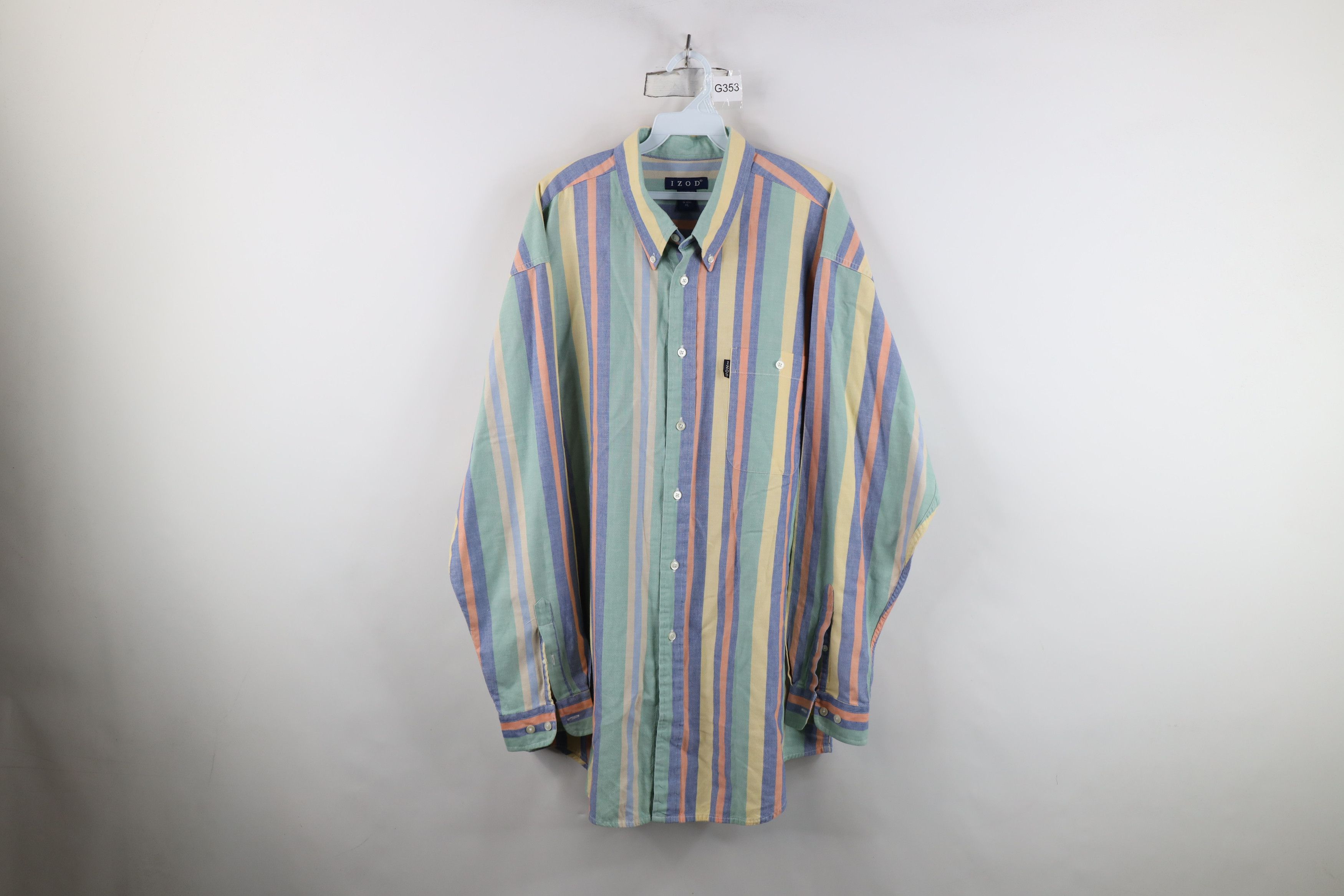 Vintage Vintage 90s Streetwear Striped Collared Button Down Shirt Size US XL / EU 56 / 4 - 1 Thumbnail