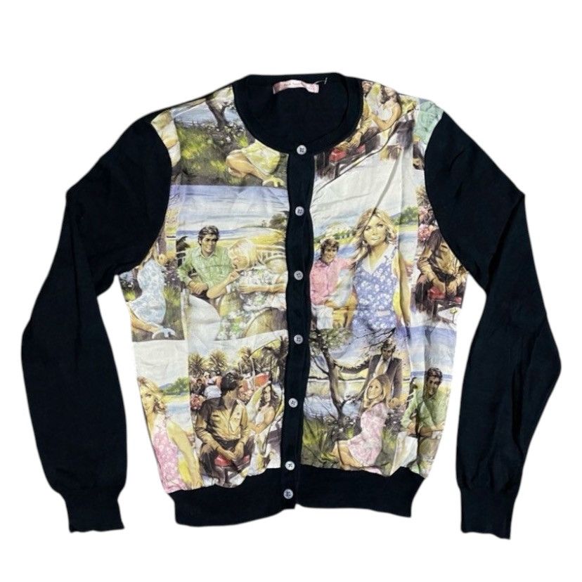 Paul Smith Paul Smith Graphic Cardigan Knitted Size S / US 4 / IT 40 - 1 Thumbnail