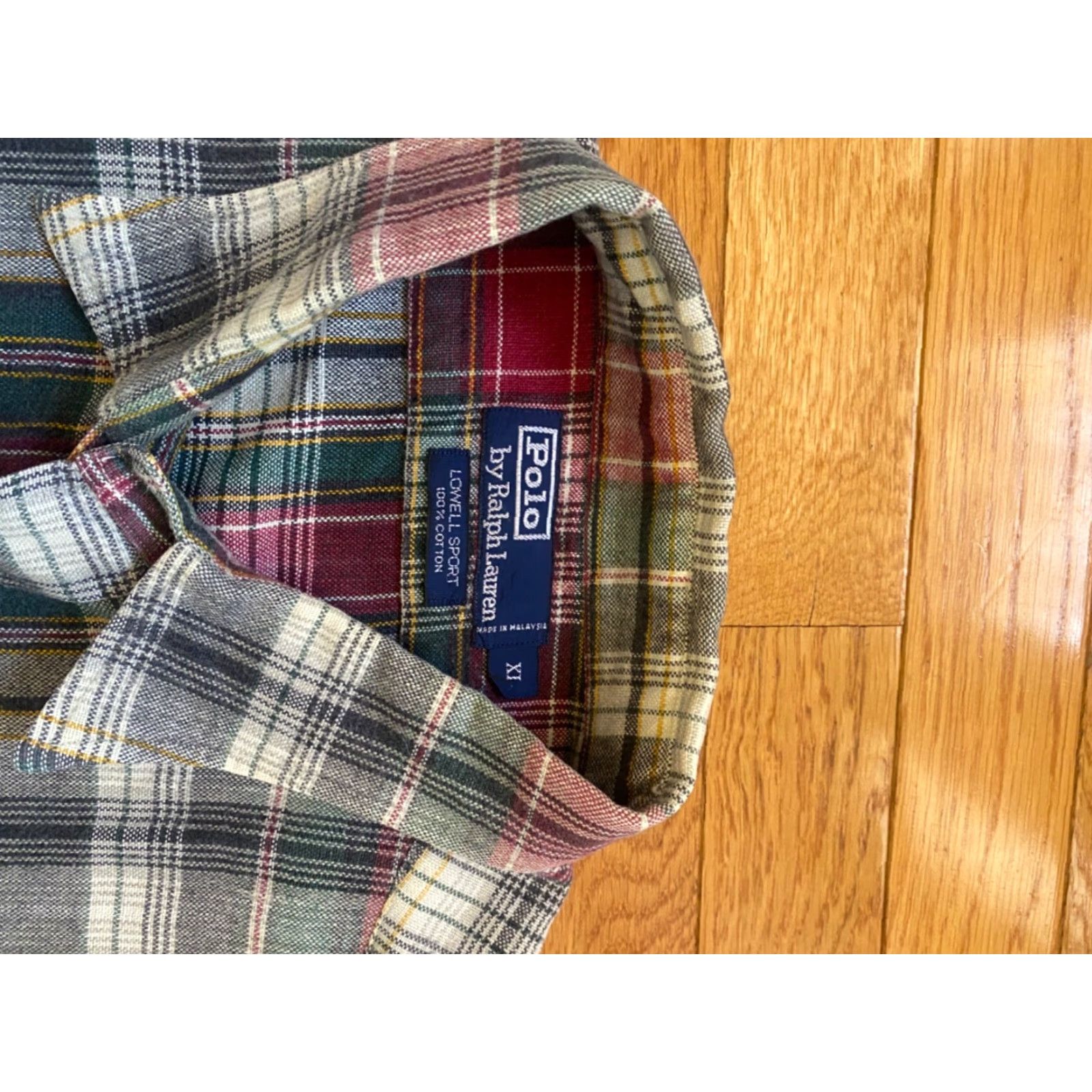 Polo Ralph Lauren VINTAGE Polo Ralph Lauren Lowell Sport Flannel Shirt Mens XL Green/Red Button-Up Plaid, Classic, All Seasons, Casual, Business, Travel, 100% Cotton Size US XL / EU 56 / 4 - 4 Thumbnail