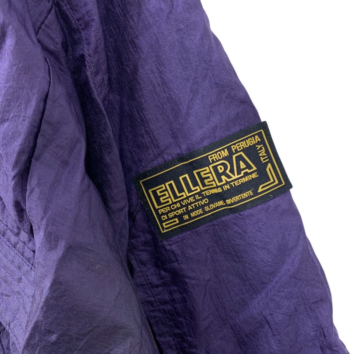 Vintage Vintage ELLERA RACING TEAM Perugia Italia F1 Bomber Jacket Size US L / EU 52-54 / 3 - 3 Thumbnail