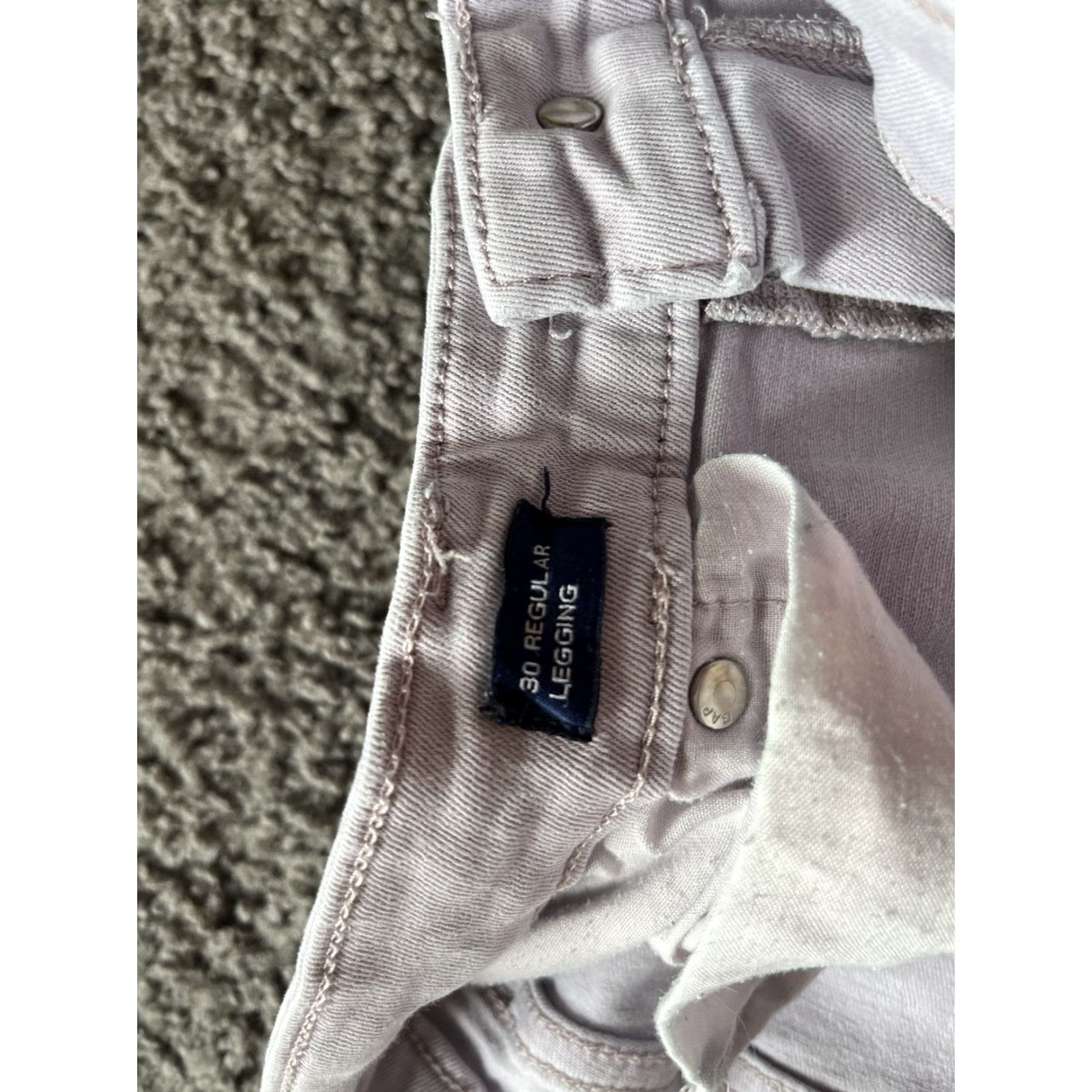 Gap GAP Jeans Twill Leggings Jegging Purple Light w30 30 Inseam 28 High Rise Women Size 10 Size 30" / US 8 / IT 44 - 5 Thumbnail