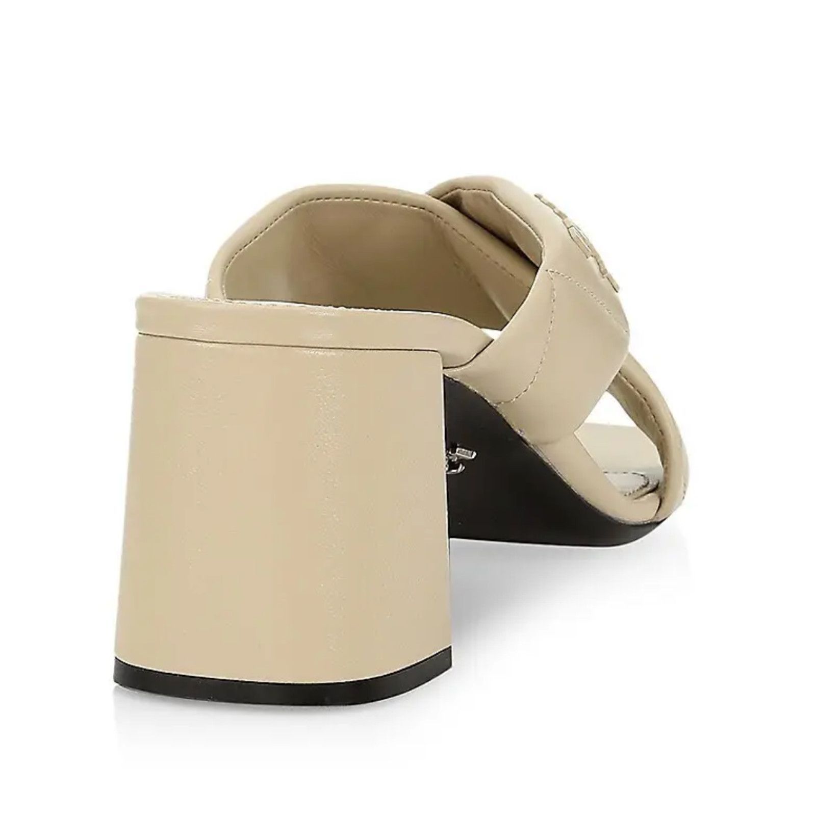 Prada Prada Deserto 65mm Quilted Criss Cross Logo Slide Sandal Size US 10.5 / IT 40.5 - 15 Thumbnail