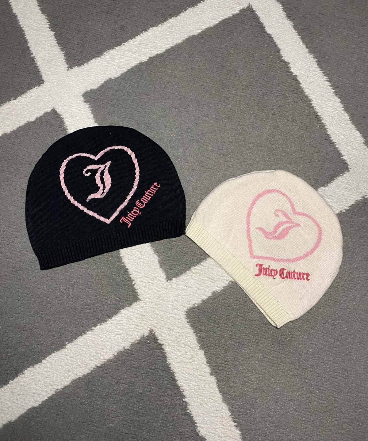 Juicy Couture × Vintage Juicy Couture women’s Y2K Beanie set of 2 Size ONE SIZE - 1 Thumbnail