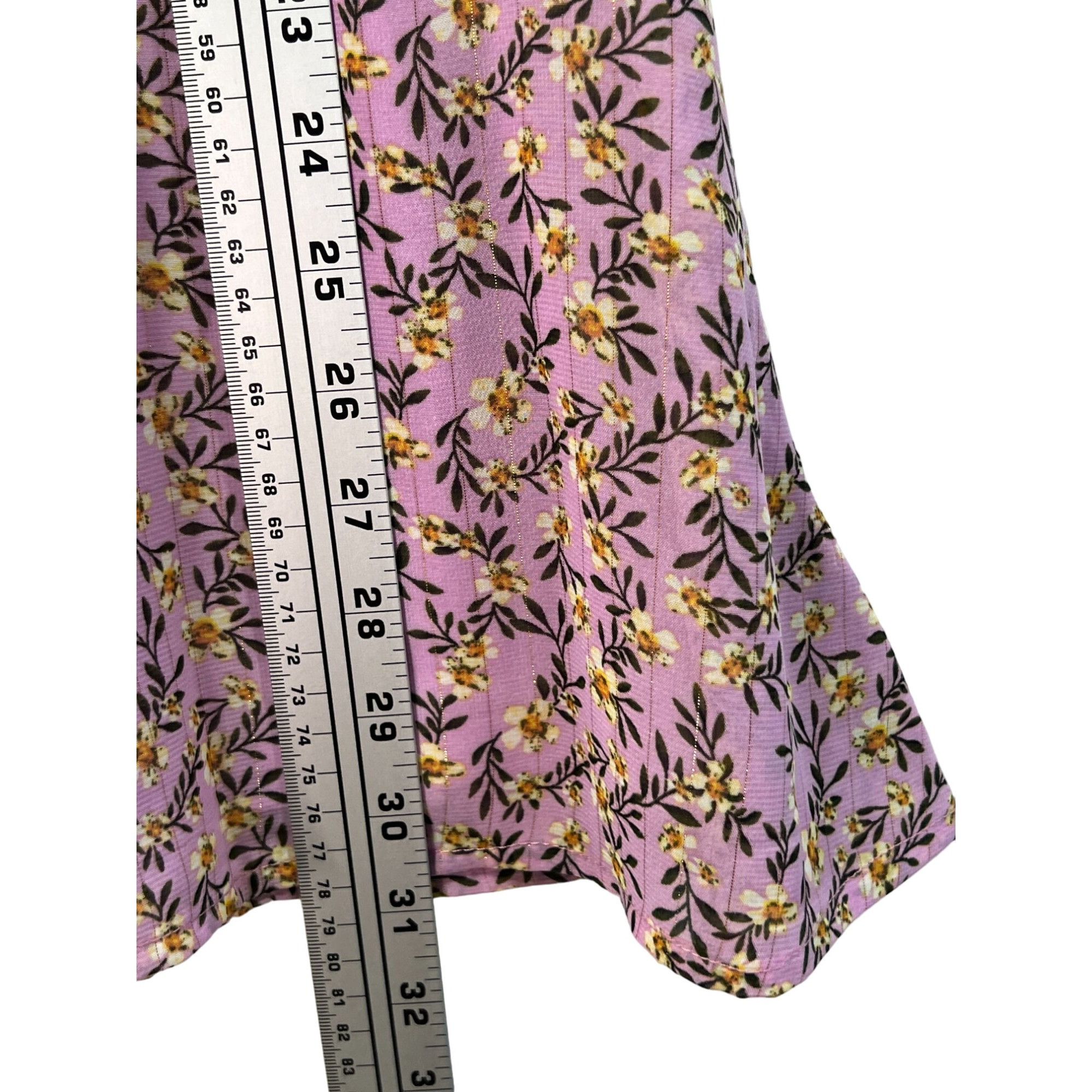 rue21 Rue 21 - Women's Balloon Sleeve Mini Dress - Floral Pink - E Size XS / US 0-2 / IT 36-38 - 6 Thumbnail