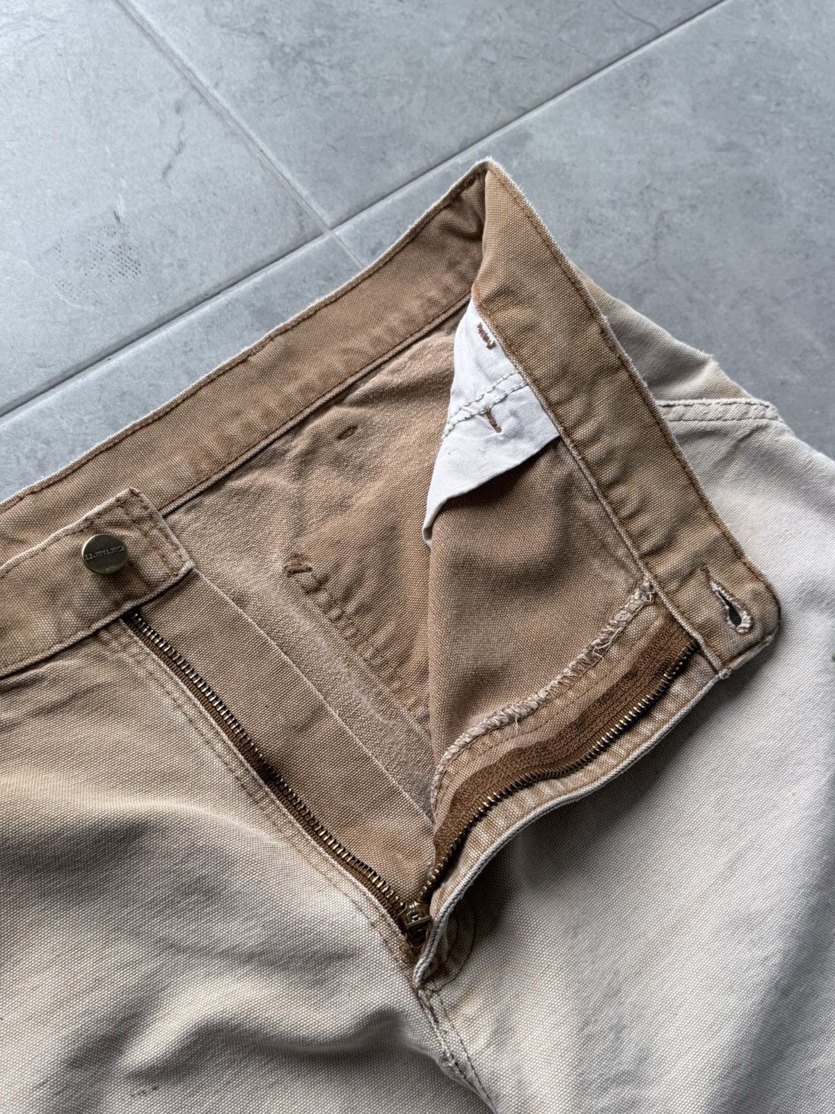 Carhartt Vintage Carhartt Brown Faded Carpenter Work Pants Size US 38 / EU 54 - 11 Thumbnail