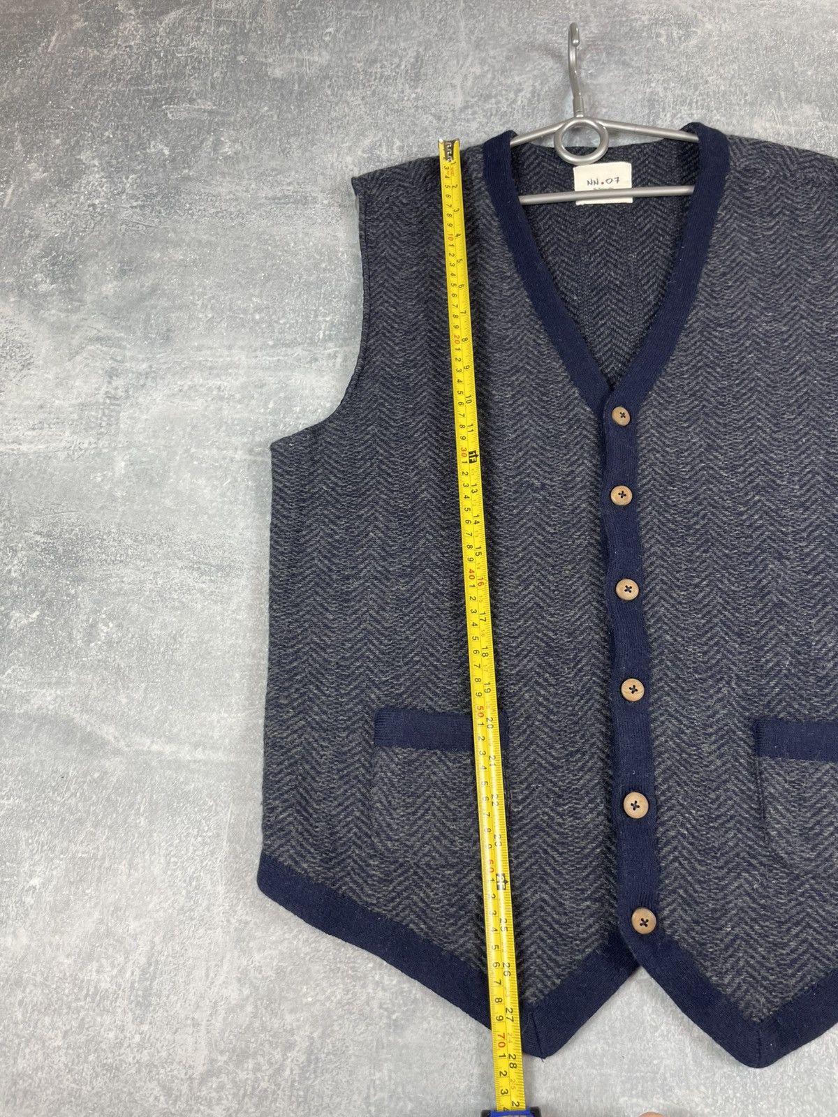 NN07 Japanese NN07 NN 07 No Nationality wool vest Size 44R - 6 Thumbnail