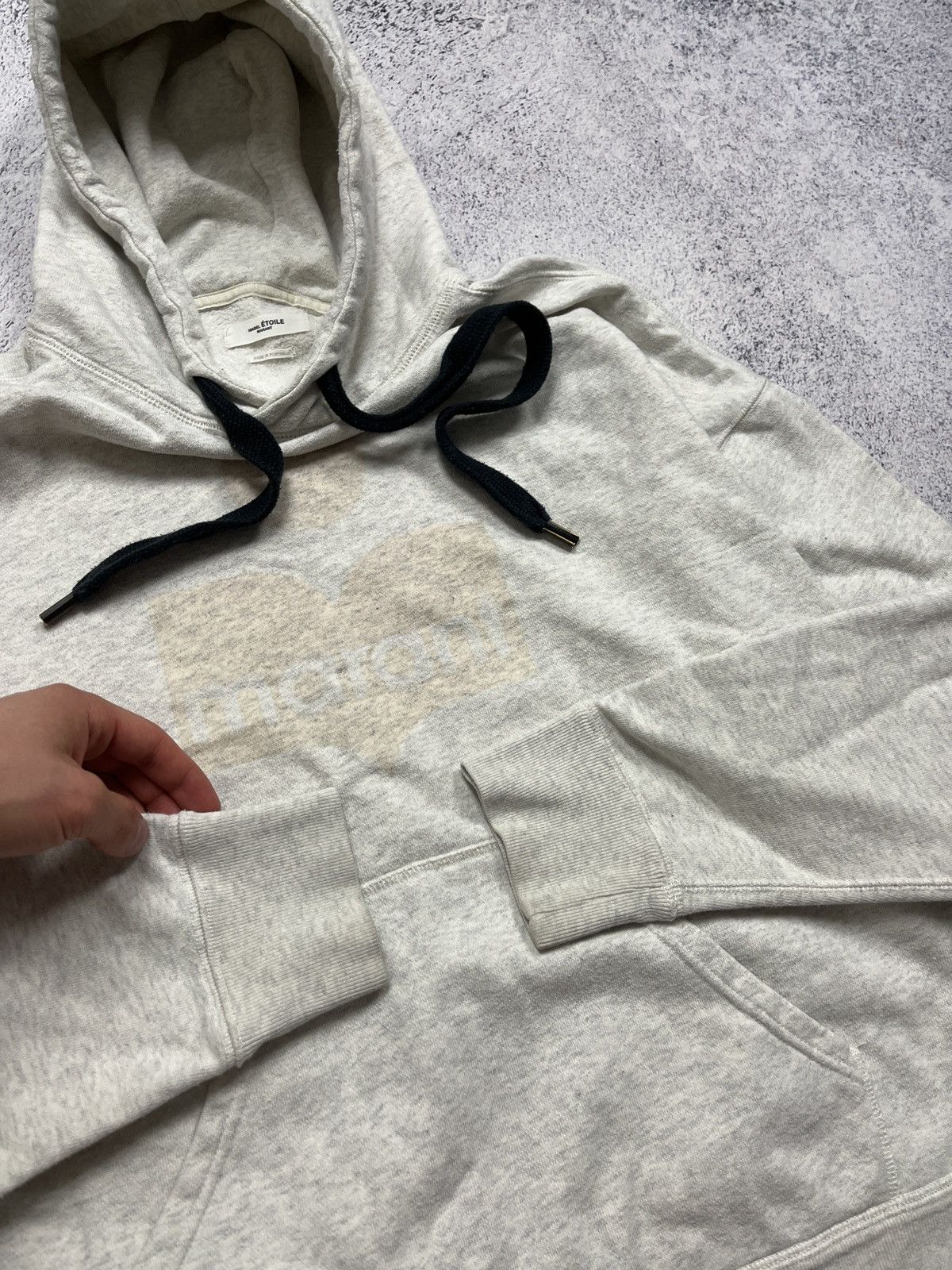 Isabel Marant Isabel Marant Big Logo Hoodie Boxy Hype Streetwear Size US M / EU 48-50 / 2 - 9 Thumbnail
