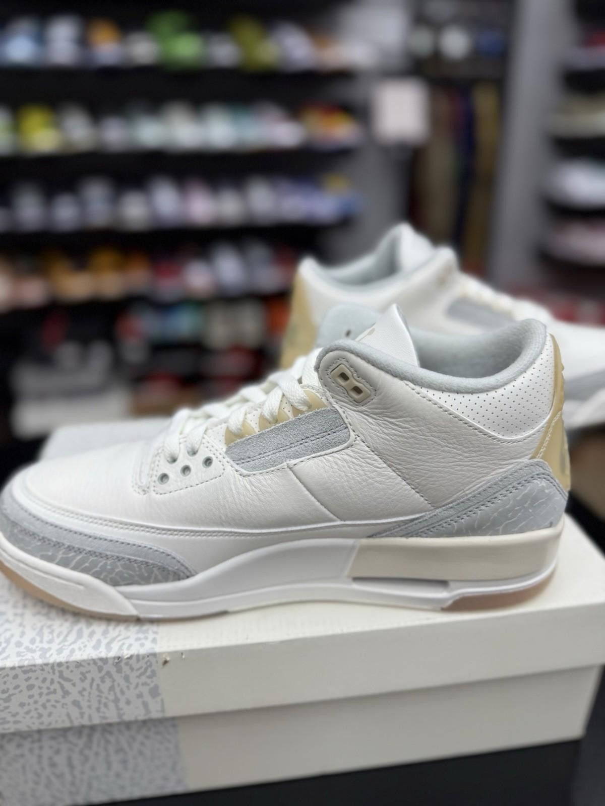 Jordan Brand Air Jordan 3 Retro Craft Ivory Men's Size 10 (FJ9479-100) Size US 10 / EU 43 - 5 Thumbnail