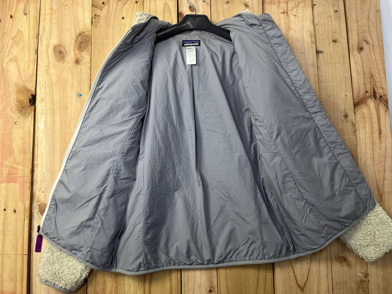Designer × Patagonia × Vintage Patagonia Women Fleece Hoodie Jacket Size M / US 6-8 / IT 42-44 - 4 Thumbnail