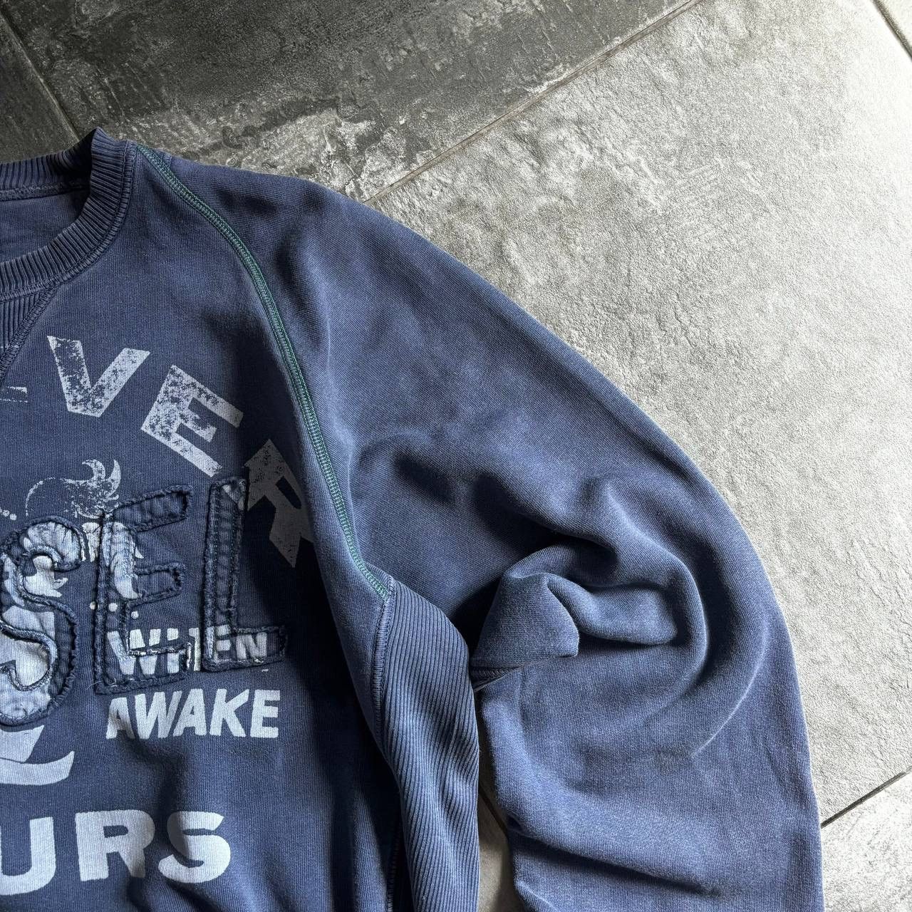 Diesel Vintage Japanese Style Diesel Sweatshirt Big Logo Y2K 00s Size US XXL / EU 58 / 5 - 6 Thumbnail
