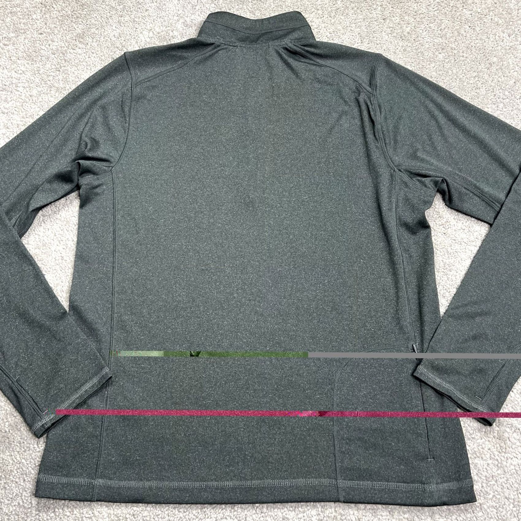 Rhone Rhone 1/4 Zip Pullover Mens M Gray Long Sleeve Golf Stretch Knit Performance Mock Neck Pullover Shirt Size US M / EU 48-50 / 2 - 6 Thumbnail