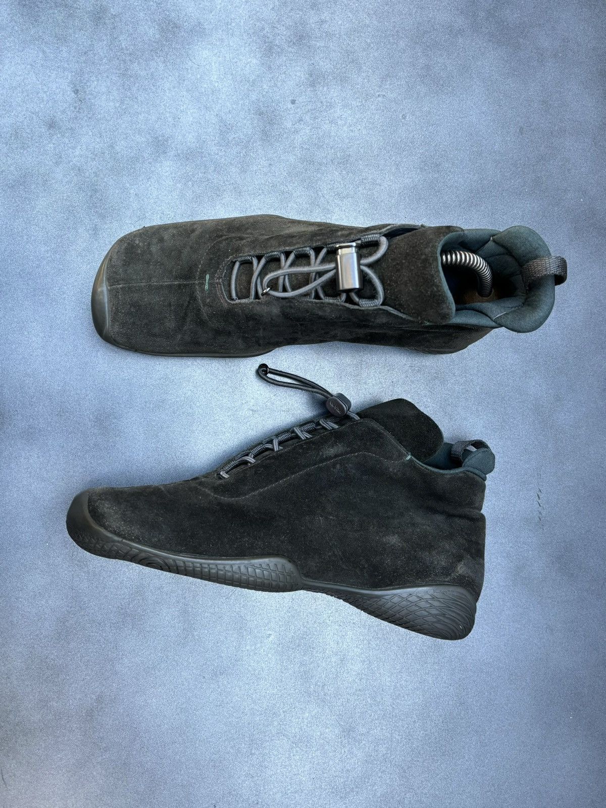 Prada × Vintage Vintage Prada Sport Boots F/W 1999 0773 Suede Hiking 2000s Size US 7.5 / IT 37.5 - 21 Thumbnail