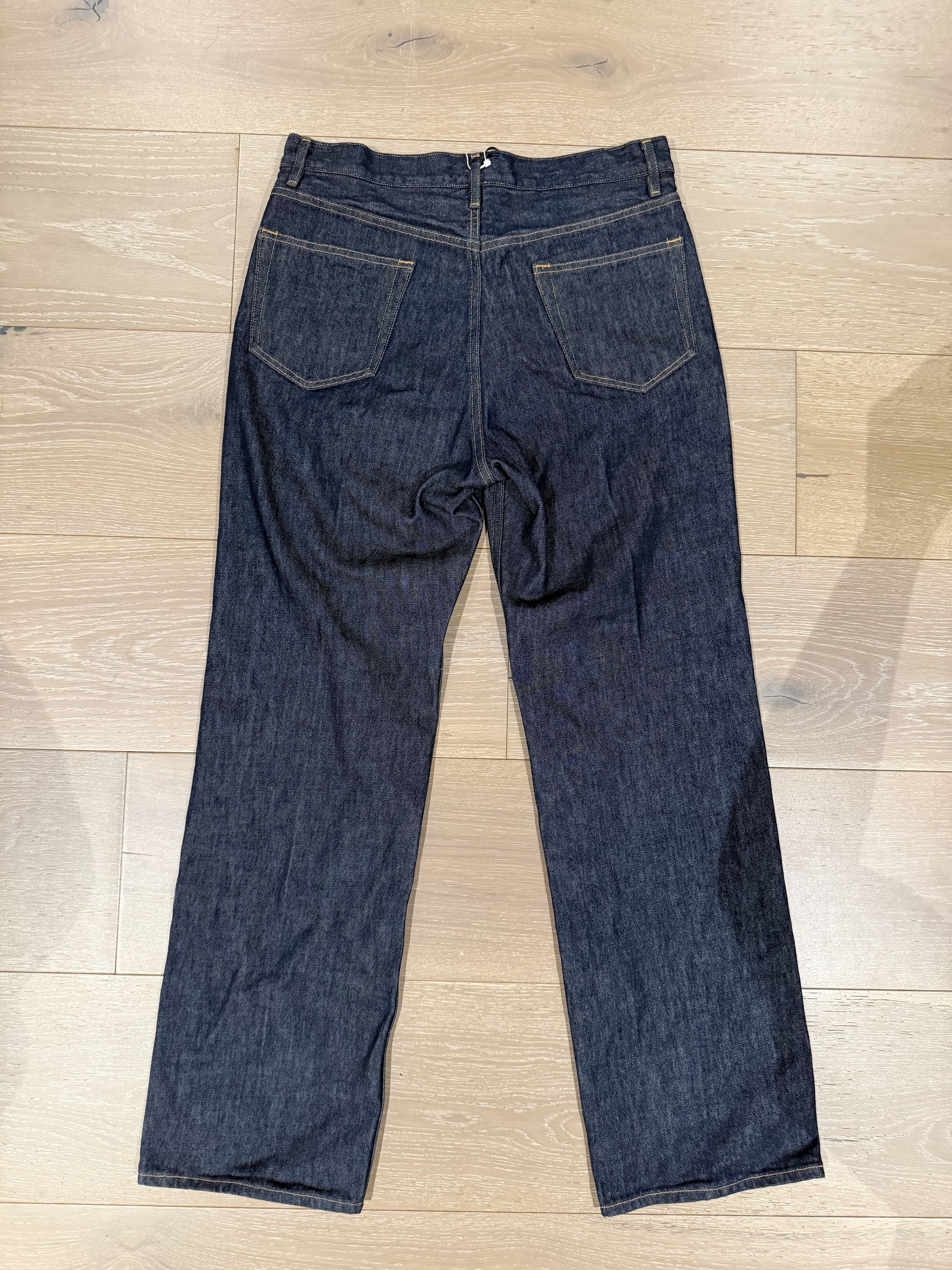 Auralee 💚 Auralee Hard Twist Denim 5P Pants Indigo Zip Fly NEW Size US 32 / EU 48 - 9 Thumbnail