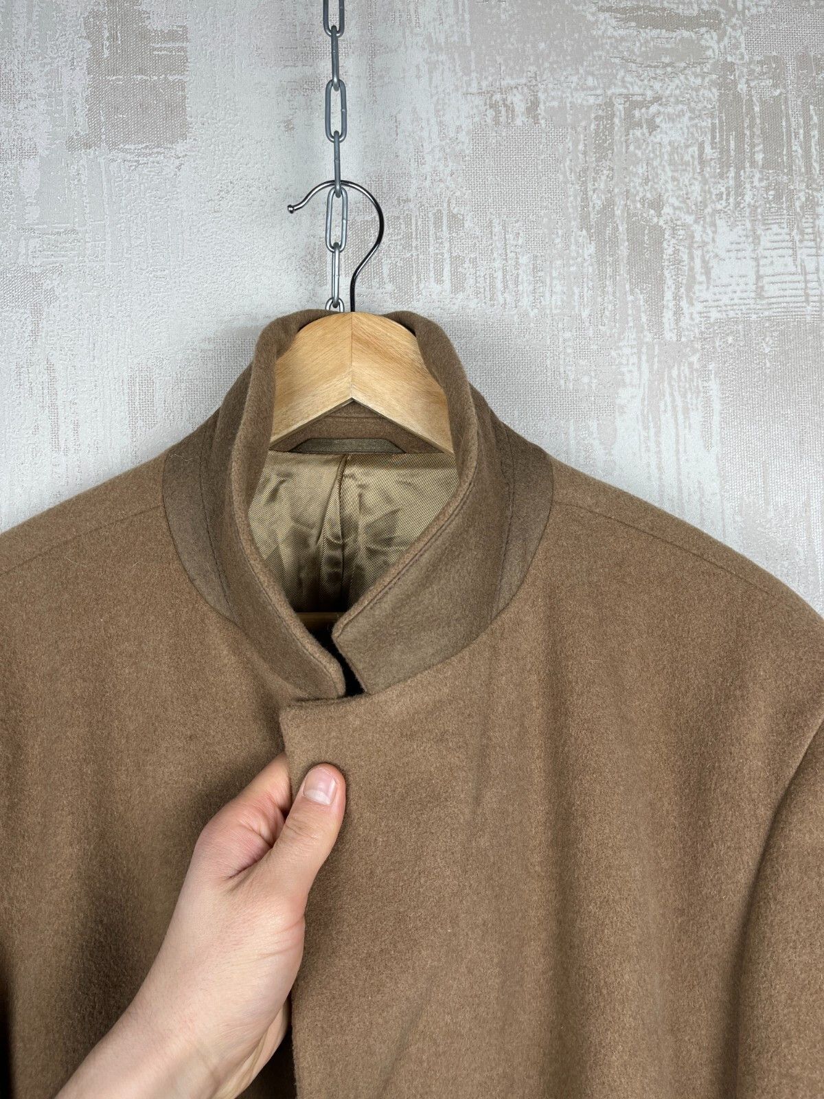 Aldo ALDO COLITTI Tessuti di Fabio Bertone Wool Cashmere Coat Size US XL / EU 56 / 4 - 6 Thumbnail