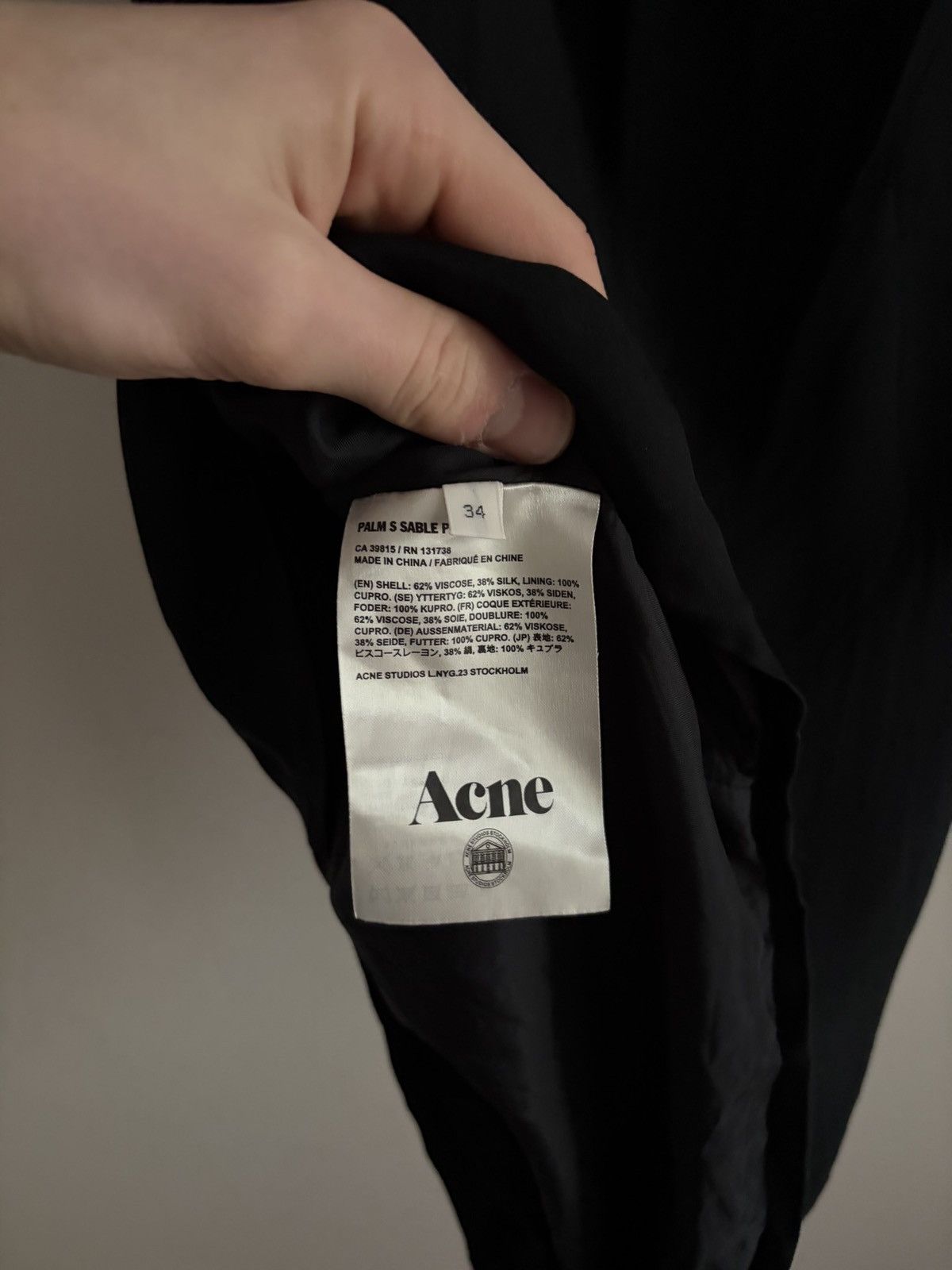 Acne Studios Acne Studios Black Silk Viscose Sleeveless Midi Dress Size XXS / US 00 / IT 34 - 6 Thumbnail