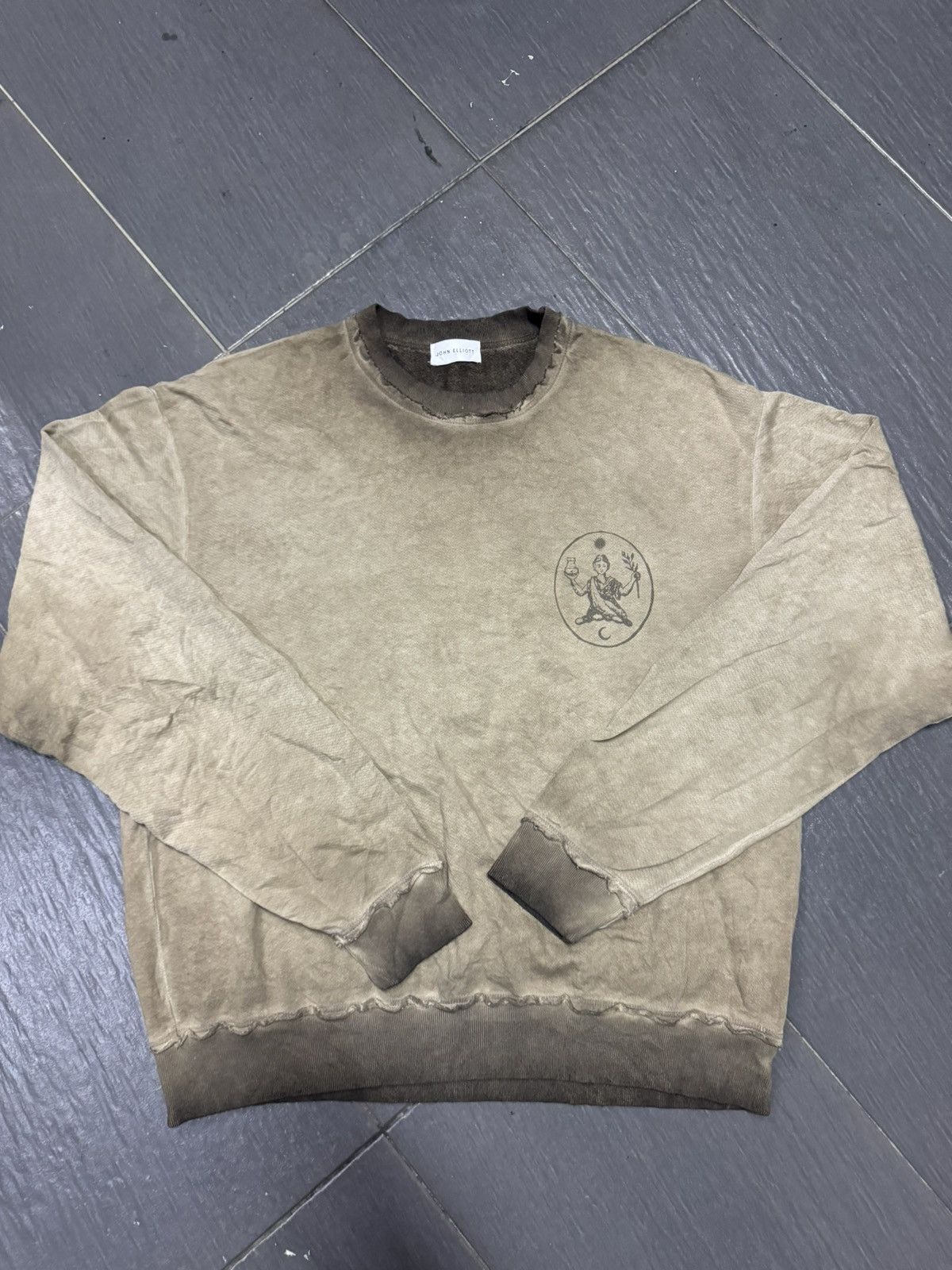 John Elliott JOHN ELLIOT NEPAL TUCK TERRY CREW SWEATSHIRT Size US M / EU 48-50 / 2 - 1 Thumbnail