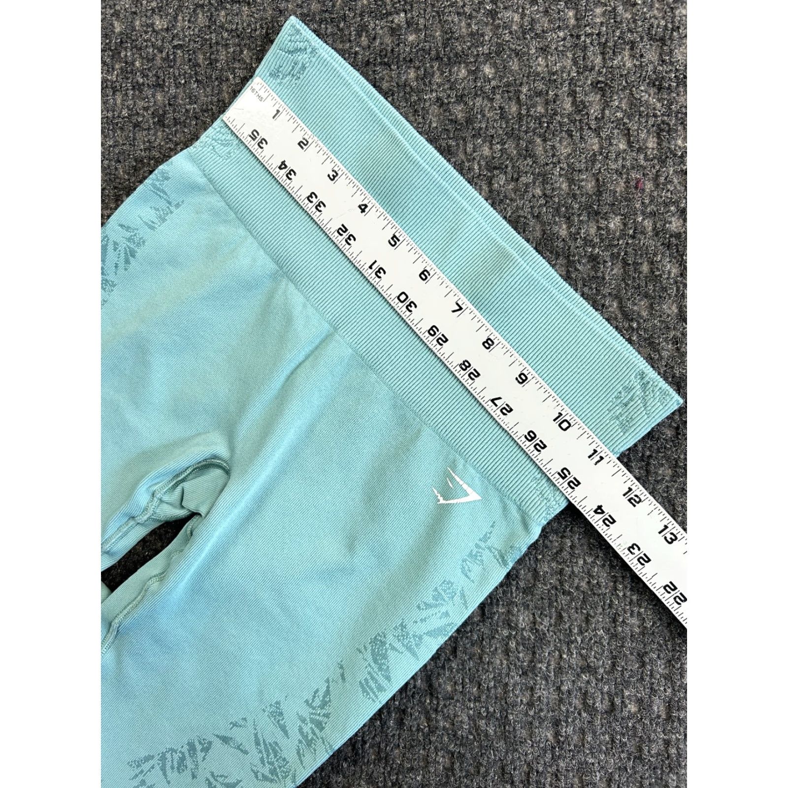 Gymshark GymShark Leggings XS Mint Green Marl Vital Seamless 2.0 Workout Athleisure Womens Size 26" / US 2 / IT 38 - 5 Thumbnail