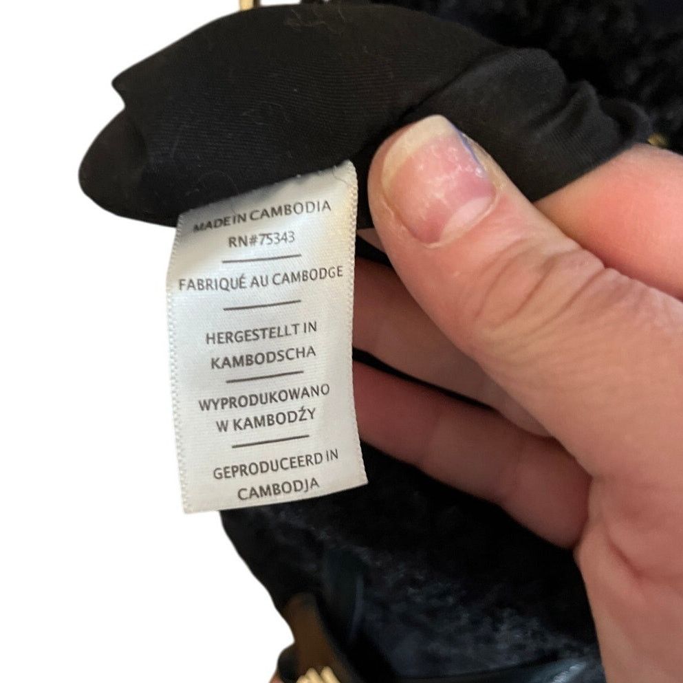 Isaac Mizrahi Isaac Mizrahi Black Faux fur Leather Hobo Bucket Bag Size ONE SIZE - 10 Thumbnail