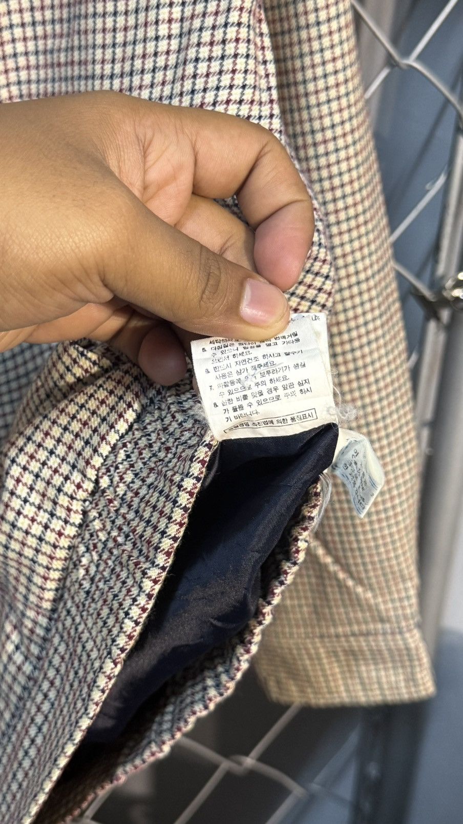 Yves Saint Laurent VINTAGE YVES SAINT LAURENT (YSL) JACKET CHECKERED PATTERN Size US M / EU 48-50 / 2 - 11 Thumbnail