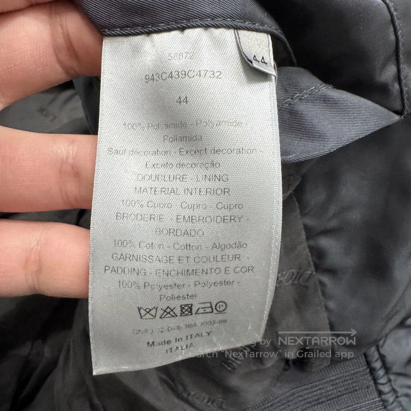 Dior Dior Embroidered letter cotton jacket| Size US S / EU 44-46 / 1 - 5 Thumbnail