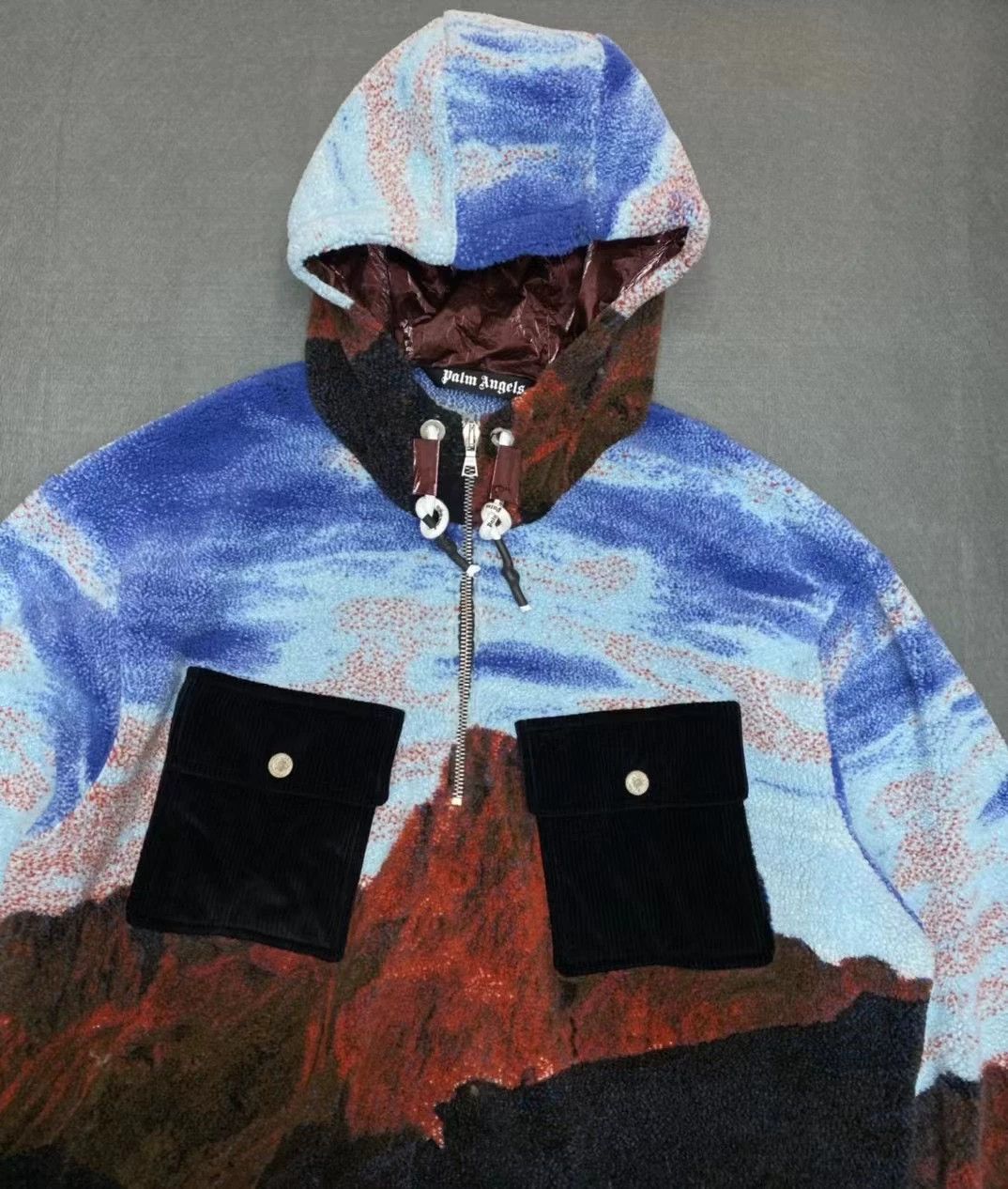 Palm Angels Palm Angels canyon fleece color block pocket jacket XL Size US XL / EU 56 / 4 - 3 Thumbnail