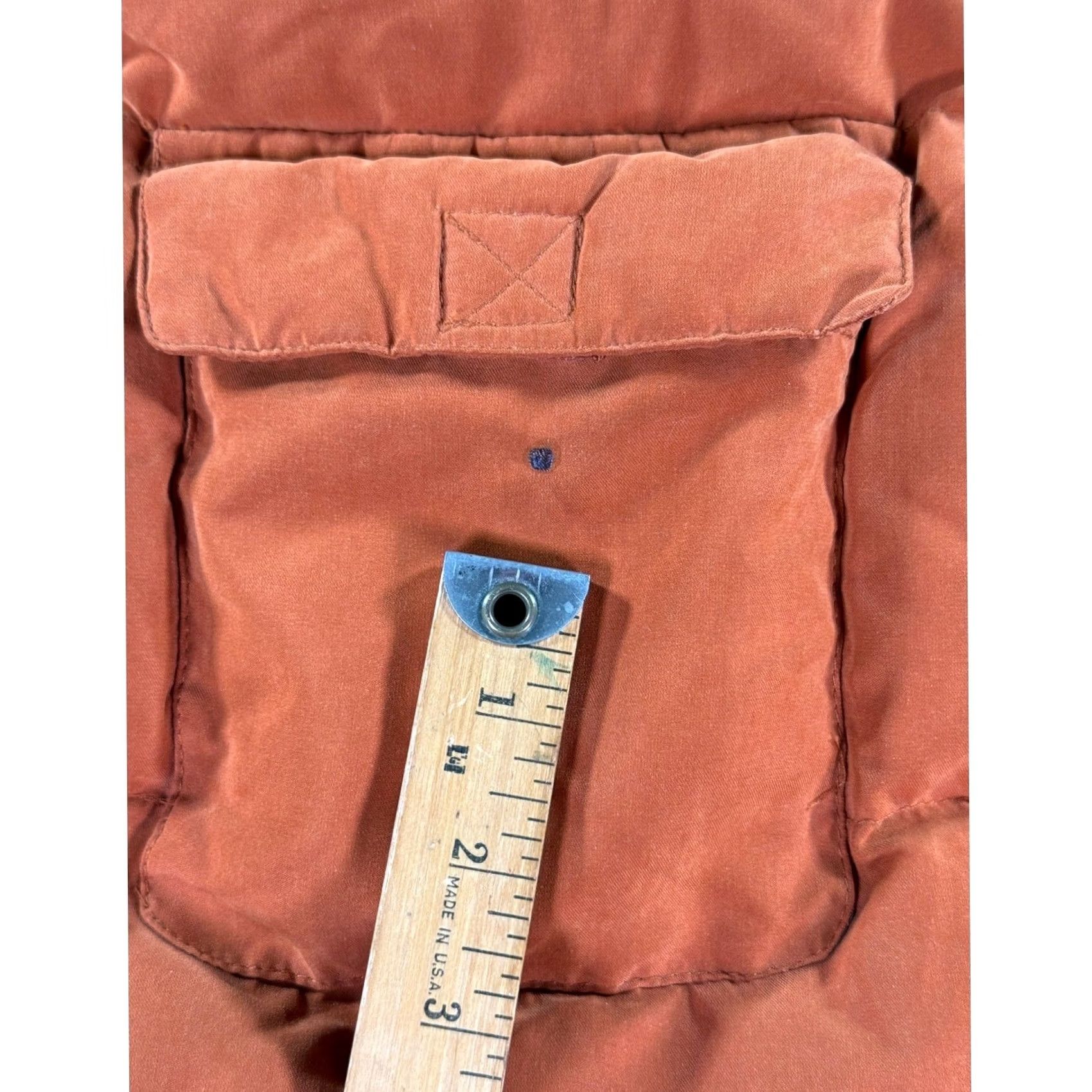 Stone Island VINTAGE St Johns Bay Puffer Vest Mens XL Orange Quilted Zip Up Outerwear Down Size US XL / EU 56 / 4 - 5 Thumbnail