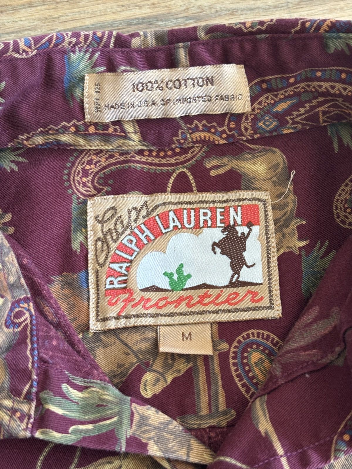 Polo Ralph Lauren Vintage Chaps Ralph Lauren Frontier Paisley Western Cowboy Size US L / EU 52-54 / 3 - 3 Thumbnail