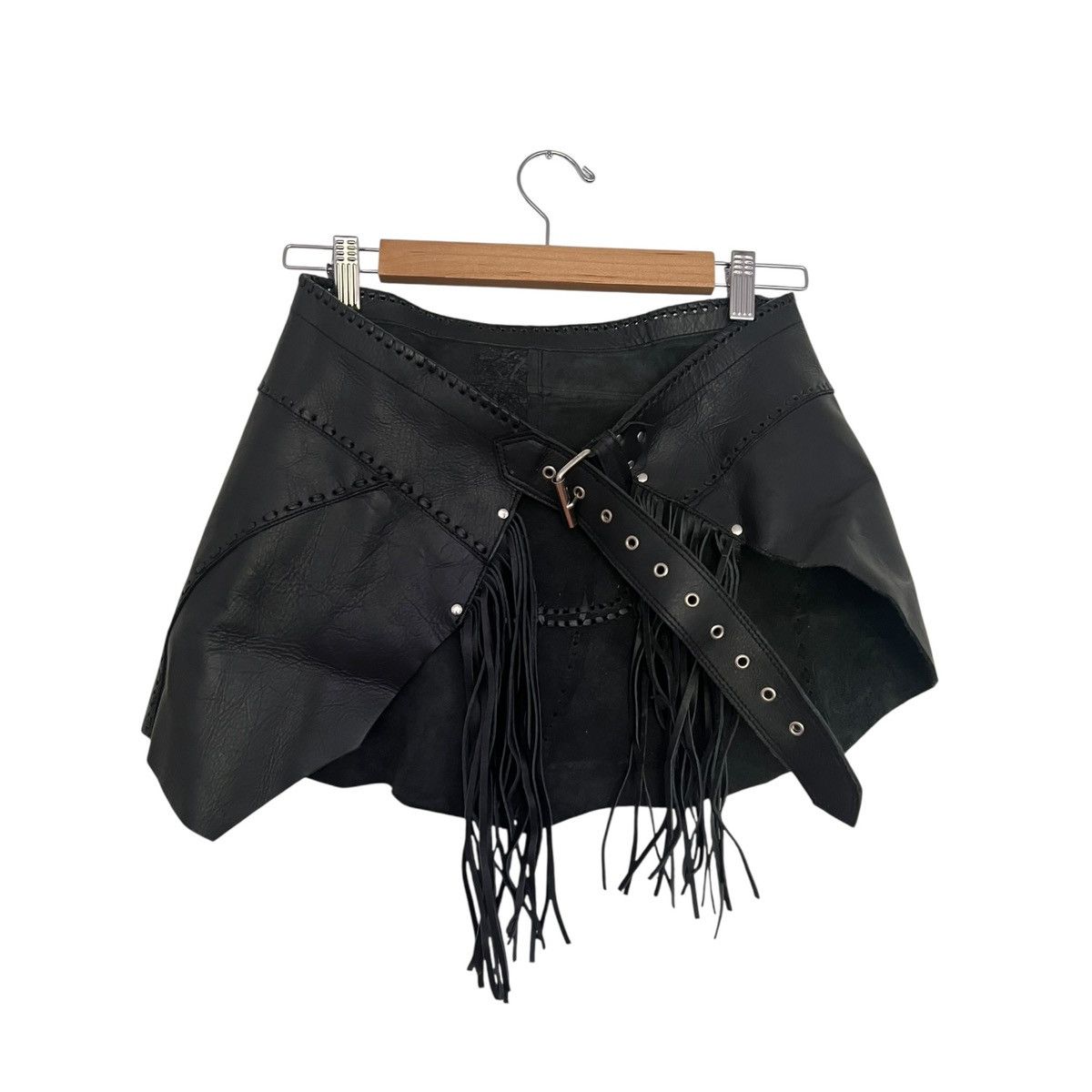 KMRii Kmrii style leather skirt Size 30" / US 8 / IT 44 - 3 Thumbnail