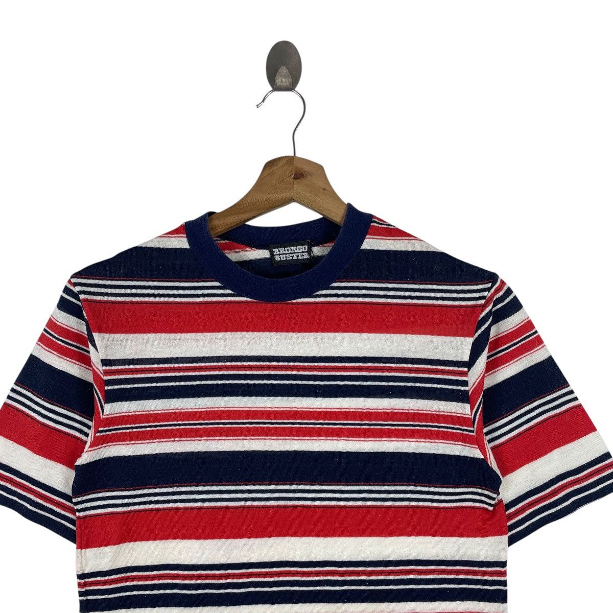 Vintage Vintage 70s Broxgo Buster Stripe Tee Shirt Size US XS / EU 42 / 0 - 2 Thumbnail