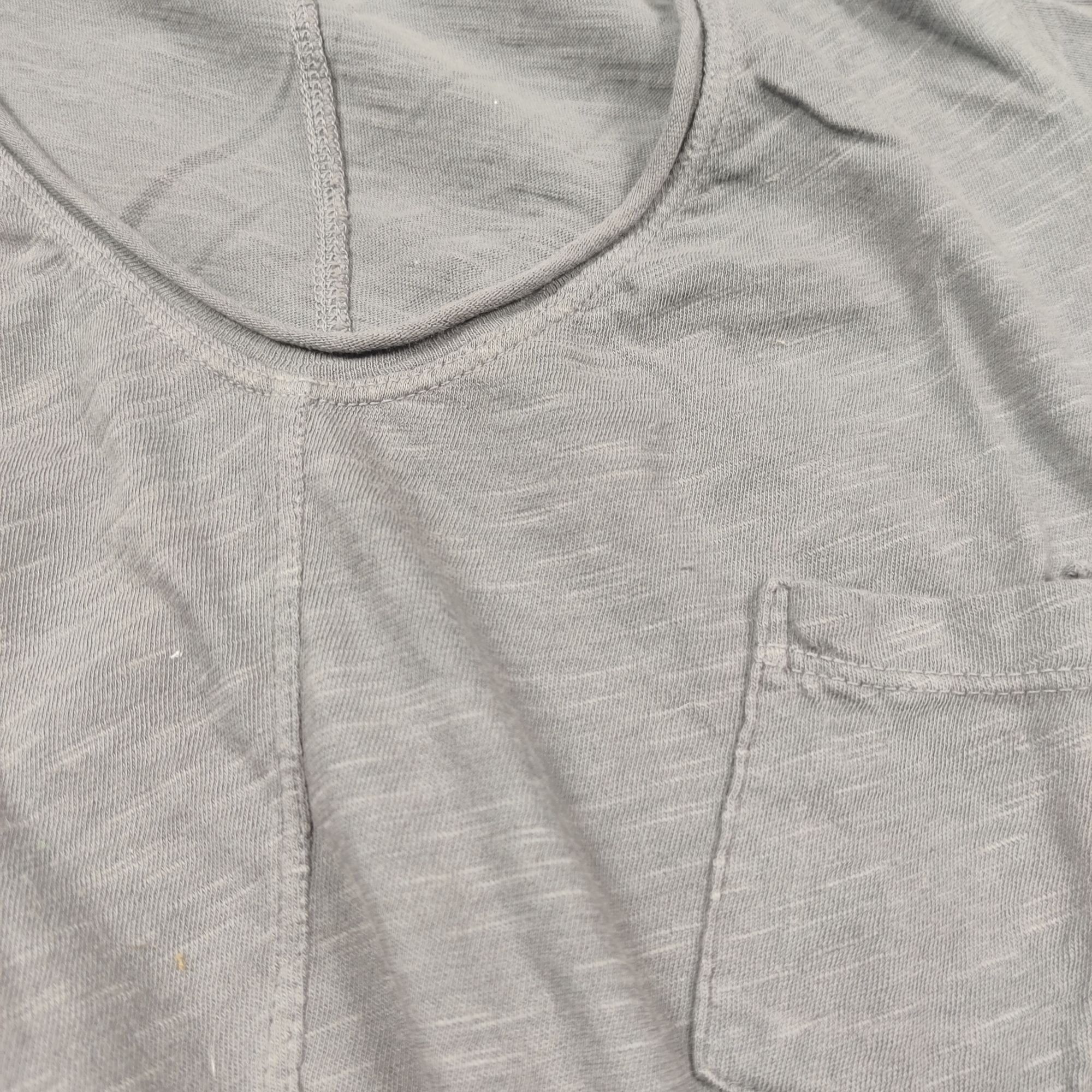 Other Left of Center XS Gray V-Neck Tee USA Made Anthropologie Poc Size XS / US 0-2 / IT 36-38 - 12 Thumbnail