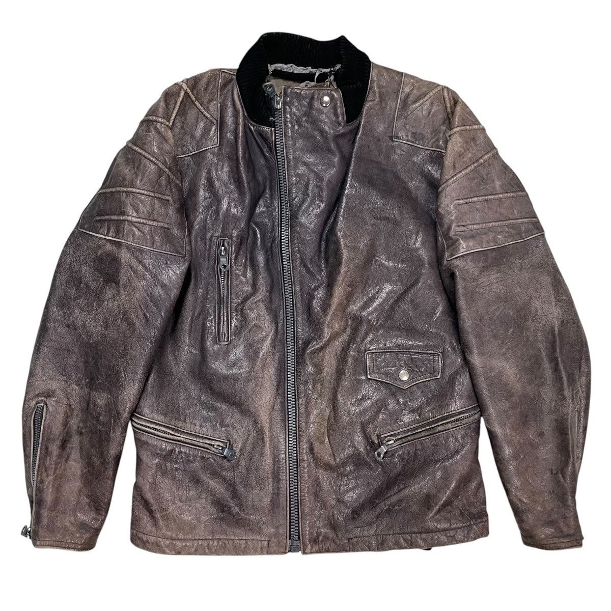 francois girbaud レザー marithe ダウン 80s