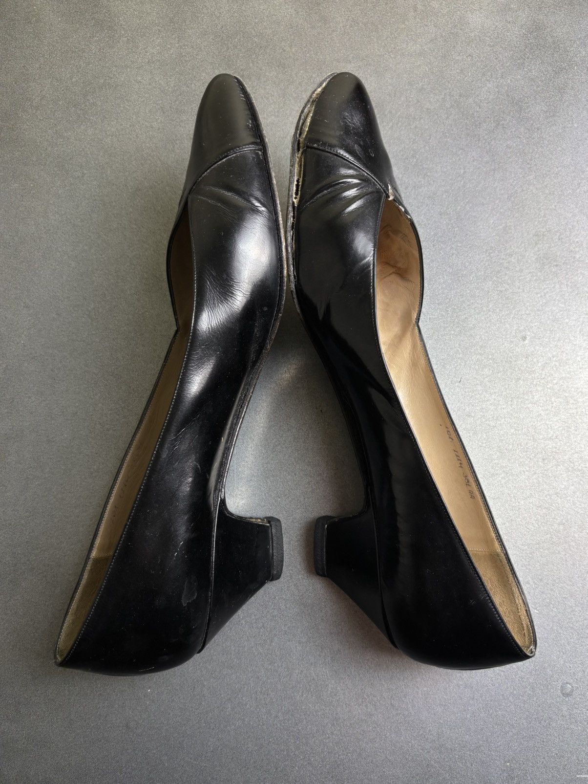 Gucci × Vintage 1970s Gucci Heels Vintage Gucci Leather Pumps Snake Skin Bag Size US 8.5 / IT 38.5 - 10 Thumbnail
