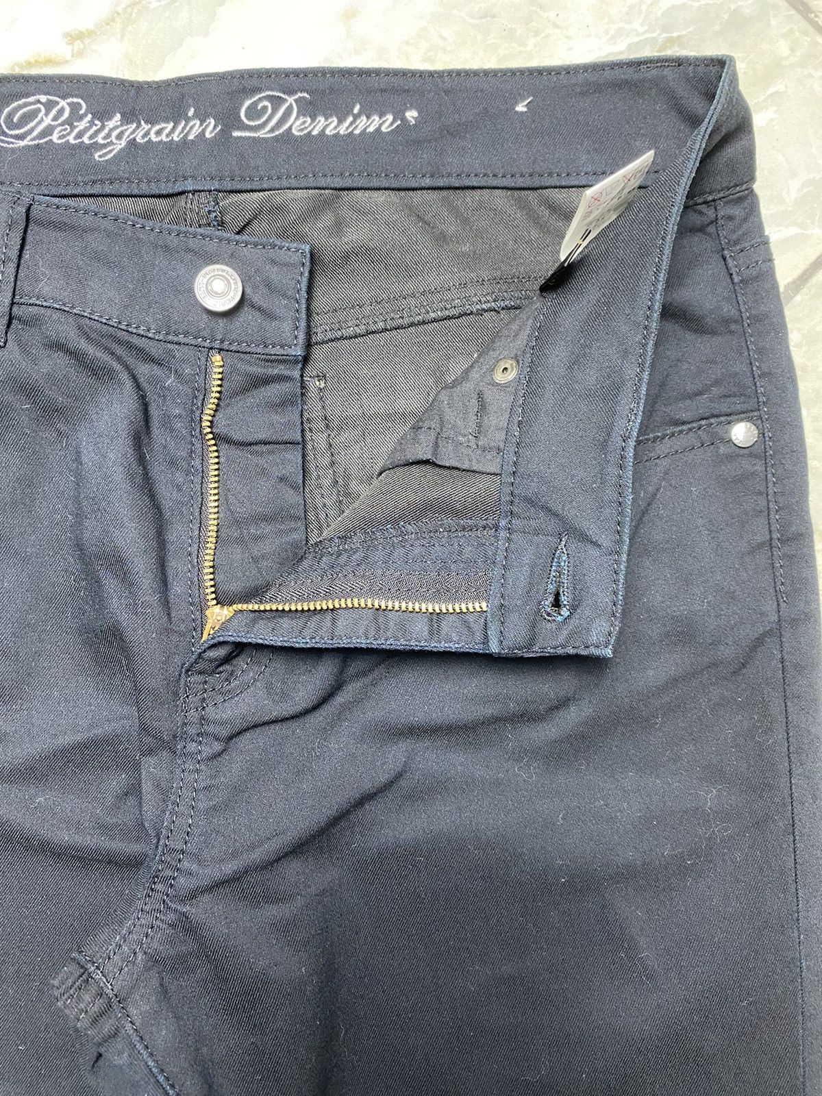 Japanese Brand Petitgrain Denim Jean Size 31" - 10 Thumbnail