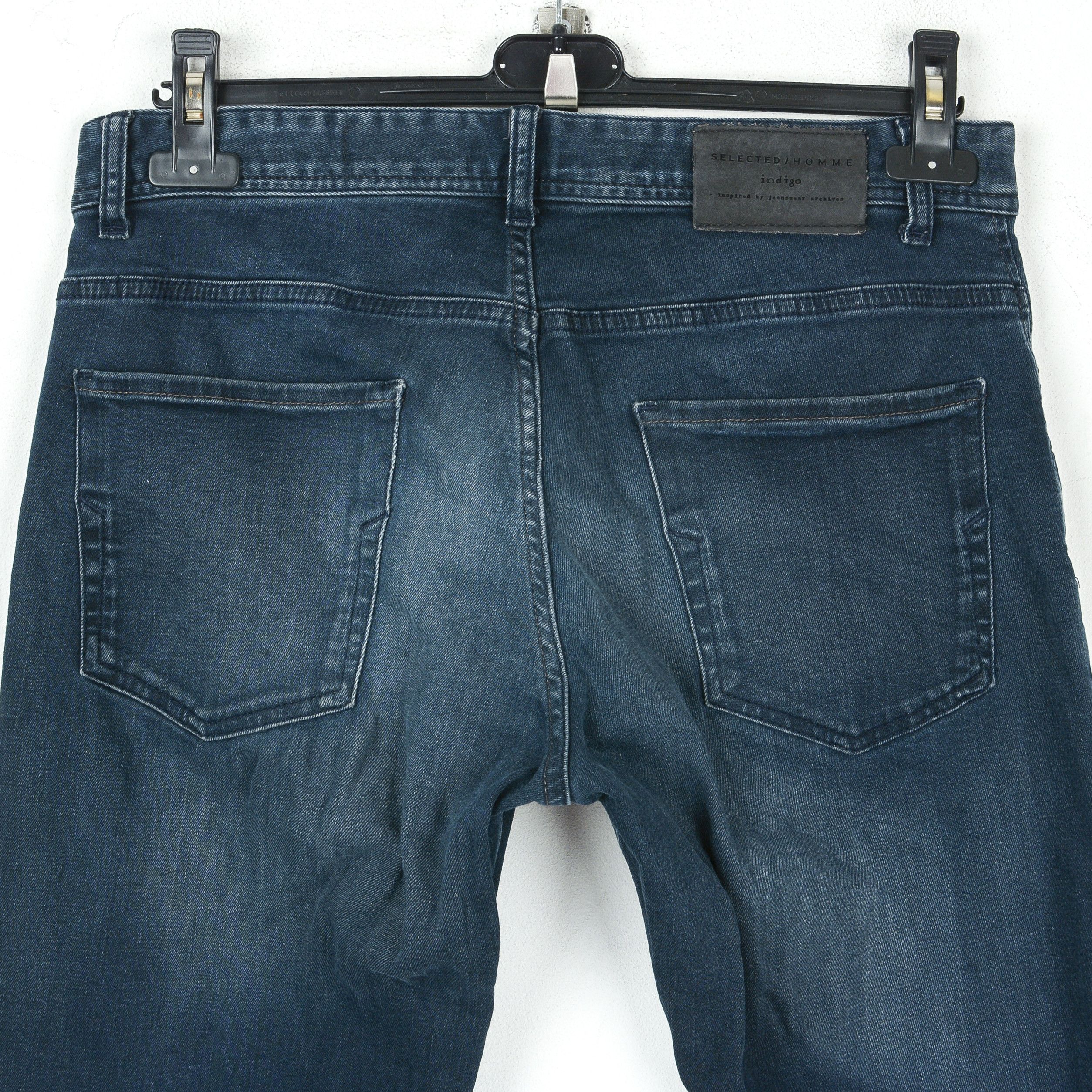 Selected Homme Indigo W32 L34 Jeans Regular Fit Pants Trousers Blue Size US 32 / EU 48 - 4 Thumbnail