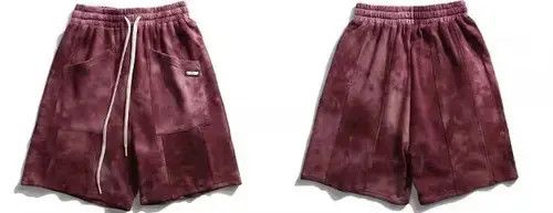 Japanese Brand 20SS Indigo Union Japan Red Mable Printed Shorts Size US 33 - 4 Thumbnail
