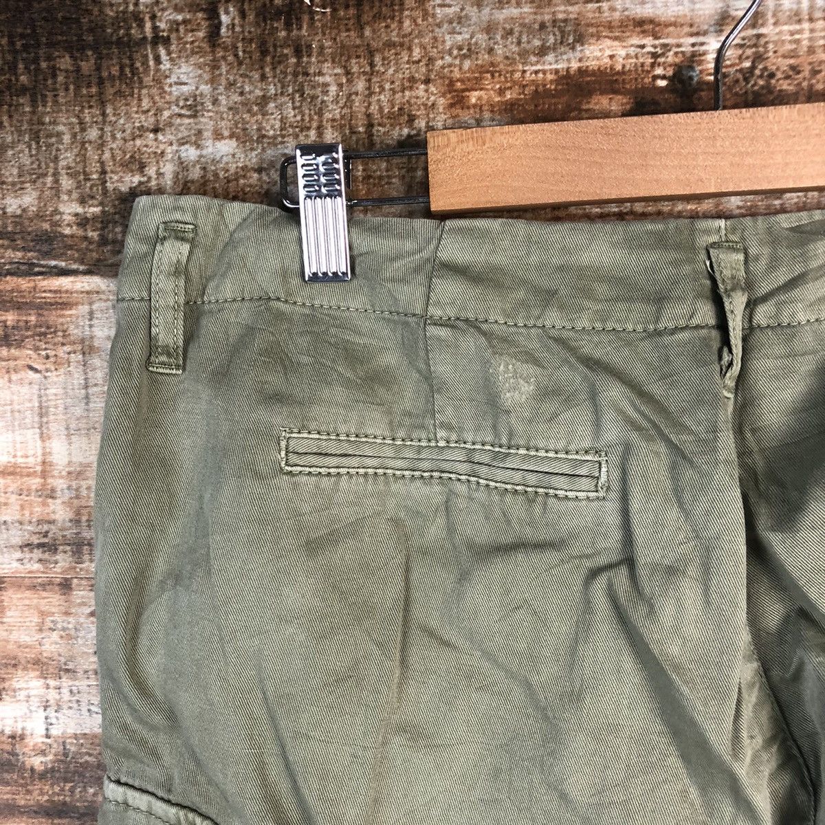 Japanese Brand DL Japanese Brand Green Cargo Multipocket Pants #C645 Size US 33 - 14 Thumbnail