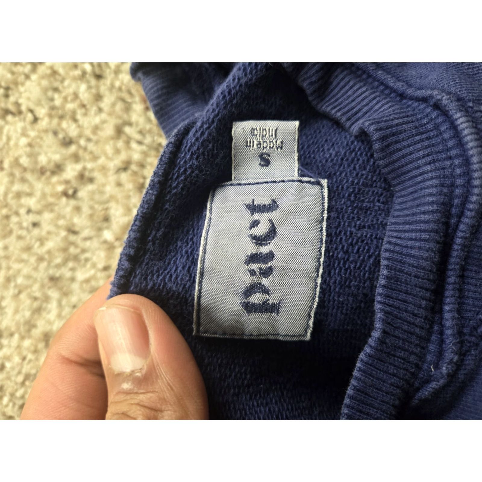 Vintage Pact Sweatshirt Mens Small Blue Crewneck Pullover Organic Cotton Casual Size US S / EU 44-46 / 1 - 4 Thumbnail