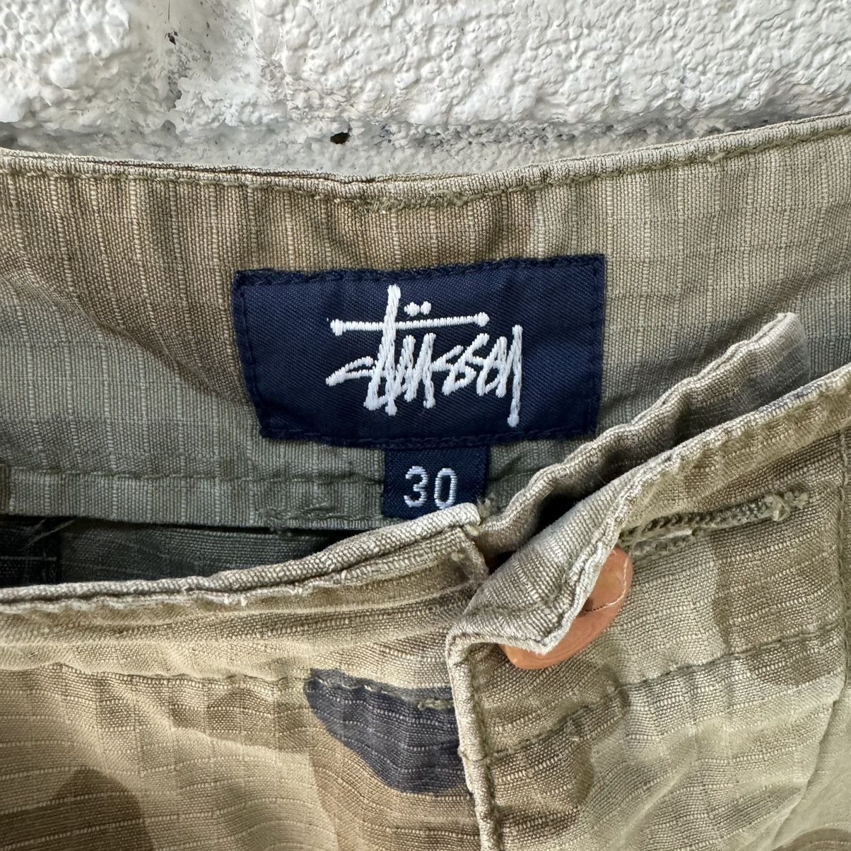 Stussy Stussy Camo Cargo Shorts Size US 30 / EU 46 - 9 Thumbnail