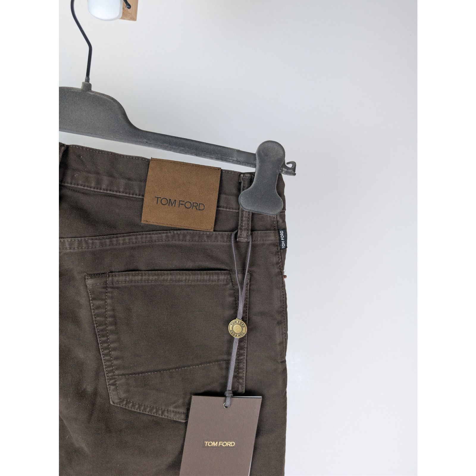 Tom Ford o1rshd1 Slim Fit Denim Jeans in Cafe Brown 30 Size US 30 / EU 46 - 12 Thumbnail