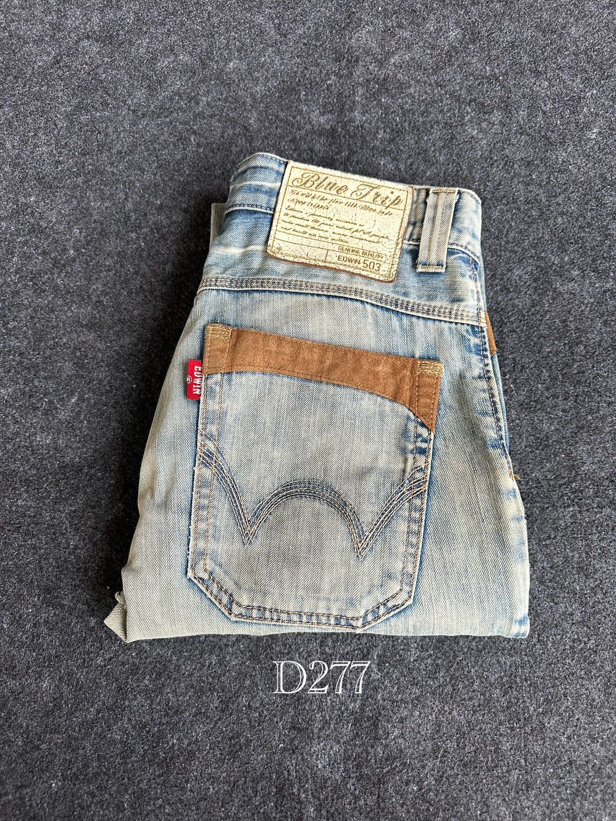 Edwin Vintage Edwin Blue Trip Nice Washed Made In Japan 32x32 D277 Size US 32 / EU 48 - 21 Thumbnail