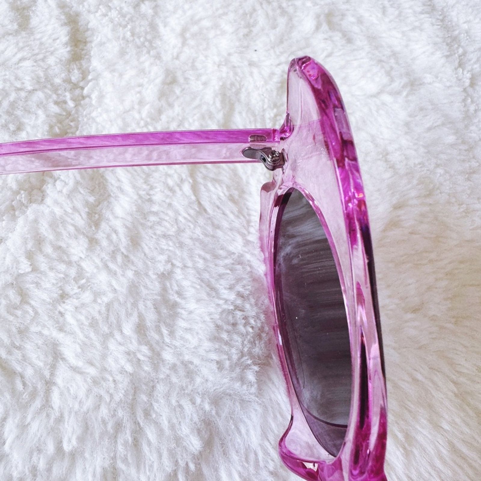 Other Eliza Dark Pink Butterfly-shaped Sunglasses Size ONE SIZE - 7 Thumbnail