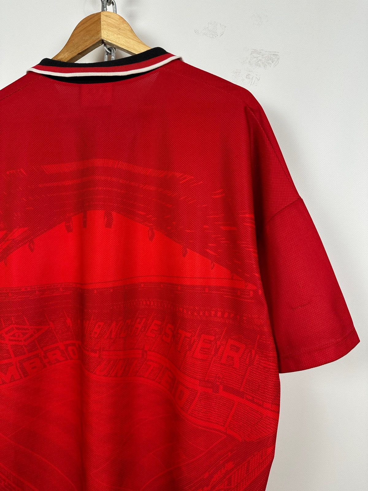 Umbro Vintage 1994-96 Umbro Manchester United Rare Soccer Jersey Size US XXL / EU 58 / 5 - 14 Thumbnail